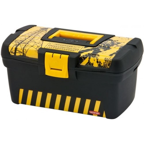 Curver Werkzeugkoffer Herobox Energetix 16" Pro-Serie schwarz/gelb, 02899-E04 Curver Werkzeugkoffer Herobox Energetix 16" Pro-Serie schwarz/gelb, 02899-E04