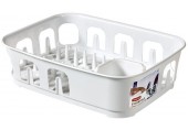 CURVER ESSENTIALS Geschirrabtropfständer 10,9 x 29 x 39,1 cm weiß 00743-059