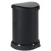 Curver  Abfallbehälter, 44,8 x 30,8 x 28,1 cm, 20 Liter, metallic-schwarz, 02120-929