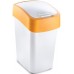 CURVER Abfallbehälter FLIP BIN 50l weiß / orange