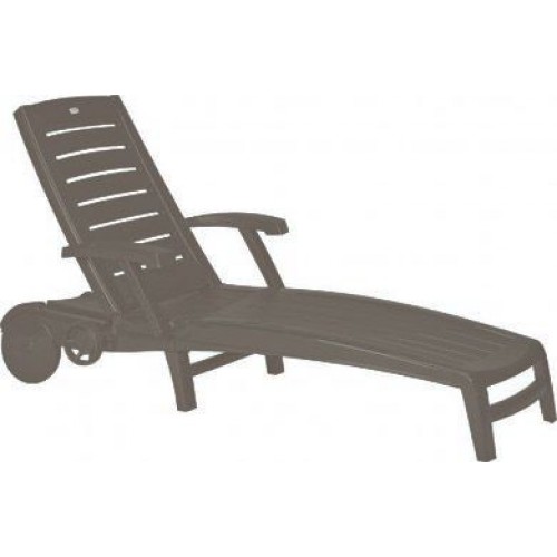 CURVER SPARTA Liegestuhl, 194 x 74 x 30 cm, cappuccino 17182924