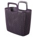 CURVER Knit Shopping Bag Einkaufstasche mit 2 Henkel twilight purple