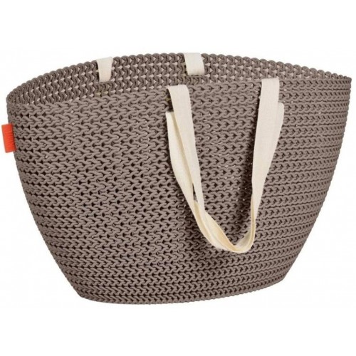 CURVER KNIT EMILY Einkaufskorb 50 x 30 x 24 cm harvest braun 03680-X59 CURVER KNIT EMILY Einkaufskorb 50 x 30 x 24 cm harvest braun 03680-X59