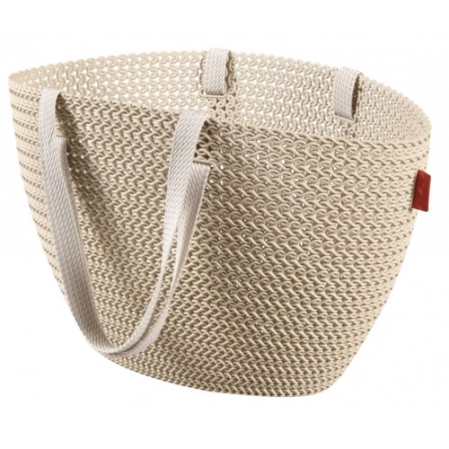 CURVER KNIT EMILY Einkaufskorb 50 x 30 x 24 cm creme 03680-X64