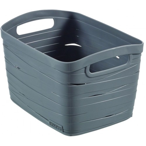 CURVER RIBBON L Aufbewahrungsbox 24 x 38 x 29 cm, 20l grau 00719-T37 CURVER RIBBON L Aufbewahrungsbox 24 x 38 x 29 cm, 20l grau 00719-T37