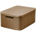 CURVER STYLE M Aufbewahrungsbox mit Deckel 39,3 x 29,3 x 18,7 cm mocha 03618-213