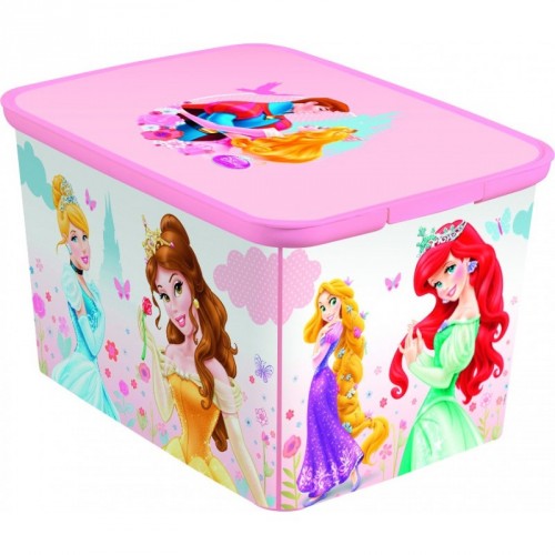 CURVER Aufbewaghrungsbox DECO "L" PRINCESS, 24 x 30 x 40 cm, 30l, pink 04730-P63 CURVER Aufbewaghrungsbox DECO "L" PRINCESS, 24 x 30 x 40 cm, 30l, pink 04730-P63