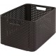 CURVER STYLE L Aufbewahrungsbox 43,6 x 23 x 32,6 cm dunkelbraun 03616-210