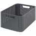 CURVER STYLE M Aufbewahrungsbox 38,6 x 17 x 28,7 cm anthrazit 03615-308