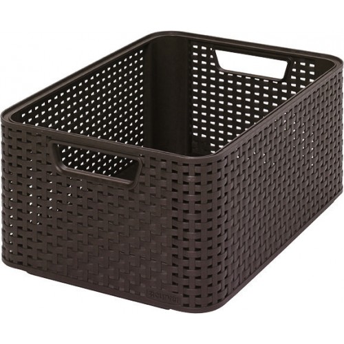 CURVER STYLE M Aufbewahrungsbox 38,6 x 17 x 28,7 cm dunkelbraun 03615-210