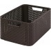 CURVER STYLE M Aufbewahrungsbox 38,6 x 17 x 28,7 cm dunkelbraun 03615-210