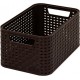 CURVER STYLE S Aufbewahrungsbox 28,5 x 13 x 19,4 cm dunkelbraun 03614-210