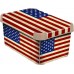 CURVER AMERICAN FLAG S Dekorative Aufbewahrungsbox 29,5 x 19,5 x 13 cm 04710-A33