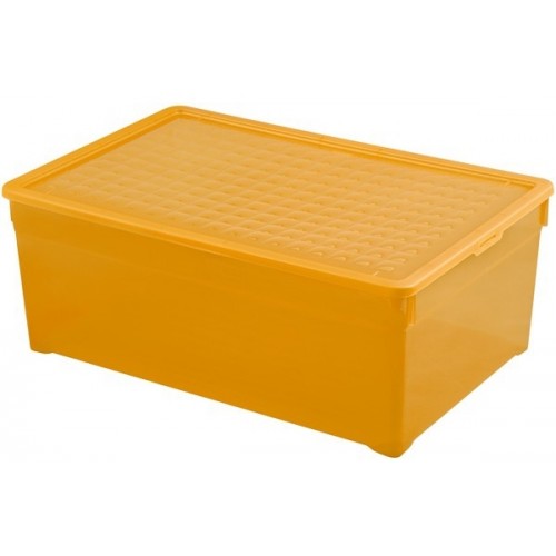 B-Ware CURVER Aufbewahrungsbox Textile, 59,6 x 39,4 x 23 cm, 45L, orange, ohne Deckel