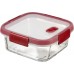 CURVER SMART COOK 0,7L Glasbehälter 15 x 15 x 7 cm transparent/rot 00115-472