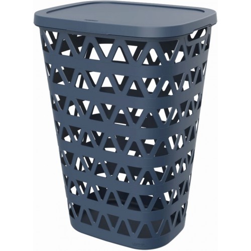 CURVER OCEANA 55L Wäschekorb 42,6 × 34,5 × 60,1 cm, Blau 00520-Z99 CURVER OCEANA 55L Wäschekorb 42,6 × 34,5 × 60,1 cm, Blau 00520-Z99