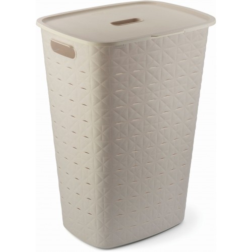 CURVER SOFTEX 56L Wäschesammler 34 x 43,8 x 59,9 cm, beige 00571-Z67