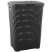 CURVER STYLE 60L Wäschesammler 44,8 x 61,5 x 34,1 cm, dunkelgrau 00707-308