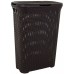 CURVER STYLE 40L Wäschesammler 44,8 x 61,5 x 26,5 cm, dunkelbraun 00709-210