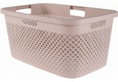 CURVER PURE 47L Wäschekorb 60 x 40 x 28 cm, rosa 01917-Q70