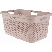 CURVER PURE 47L Wäschekorb 60 x 40 x 28 cm, rosa 01917-Q70