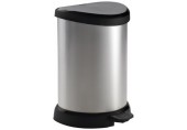 CURVER DECO BIN 15L Treteimer 30,3 x 26,8 x 44,8 cm silber metallic 02120-582