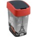 CURVER FLIP BIN PARIS 25L Abfallbehälter Klappdeckel 47 x 26 x 34 cm rot/grau 02171-P67