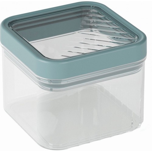 CURVER KARA 0,5L Vorratsdose 10,7 × 10,7 × 7,9 cm, Blau 03100-H27 CURVER KARA 0,5L Vorratsdose 10,7 × 10,7 × 7,9 cm, Blau 03100-H27