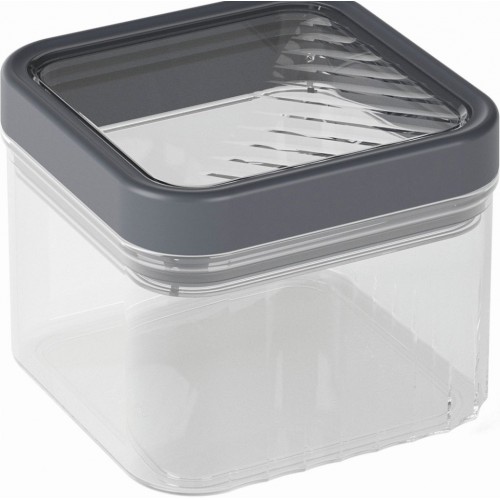 CURVER KARA 0,5L Vorratsdose 10,7 × 10,7 × 7,9 cm, Dunkelgrau 03100-W54 CURVER KARA 0,5L Vorratsdose 10,7 × 10,7 × 7,9 cm, Dunkelgrau 03100-W54