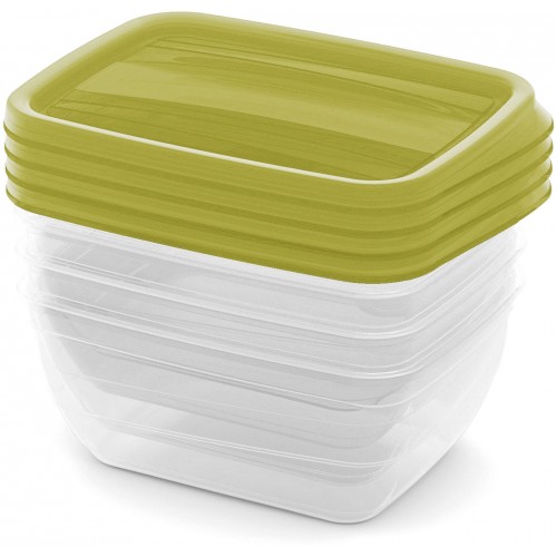 CURVER VEDO Set mit 4x0,75-l-Dosen, 16x12x7cm, grün 03508-313 CURVER VEDO Set mit 4x0,75-l-Dosen, 16x12x7cm, grün 03508-313