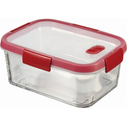 CURVER SMART COOK 1,1L Frischhaltedose 20,3 x 15,4 x 8,3 cm transparent/rot 04062-472