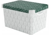 CURVER DECO STOCKHOLM L Dekorative Aufbewahrungsbox 39,5 x 29,5 x 24 cm 04711-Y89