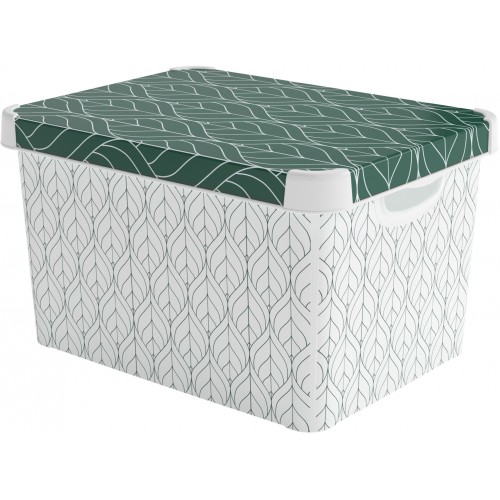 CURVER DECO STOCKHOLM L Dekorative Aufbewahrungsbox 39,5 x 29,5 x 24 cm 04711-Y89