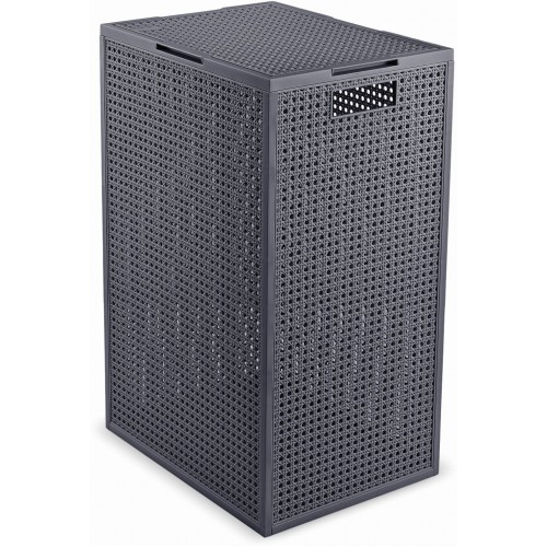 CURVER KAYA 60L Wäschekorb 38 × 29 × 58,5 cm, Blaugrau 17213761 CURVER KAYA 60L Wäschekorb 38 × 29 × 58,5 cm, Blaugrau 17213761