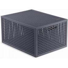 CURVER KAYA M 20L Aufbewahrungsbox 37,6 × 30 × 20,7 cm, Blaugrau 17213763