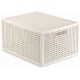 CURVER KAYA M 20L Aufbewahrungsbox 37,6 × 30 × 20,7 cm, Beige 17213763