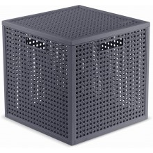 CURVER KAYA 19L Aufbewahrungsbox Würfel 28 × 28 × 28 cm, Blaugrau 17213764