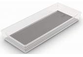 KIS SISTEMO 8 Organizer 37,5 x 15 x 5 cm transparent/grau 10017-A94