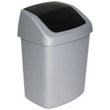 CURVER SWING BIN 15L Mülleimer 30,6 x 24,8 x 41,8 cm grau 03985-373