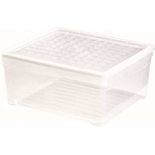 CURVER TEXTILE 18,5L Aufbewahrungsbox 39,6 x 34,3 x 17,3 cm transparent 03002-001