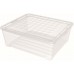 CURVER TEXTILE 10L Aufbewahrungsbox 34,2 x 29,7 x 12,5 cm transparent 03007-001