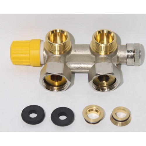 Danfoss VHS Universalanschlussarmatur G 3/4 Eck 013G4743