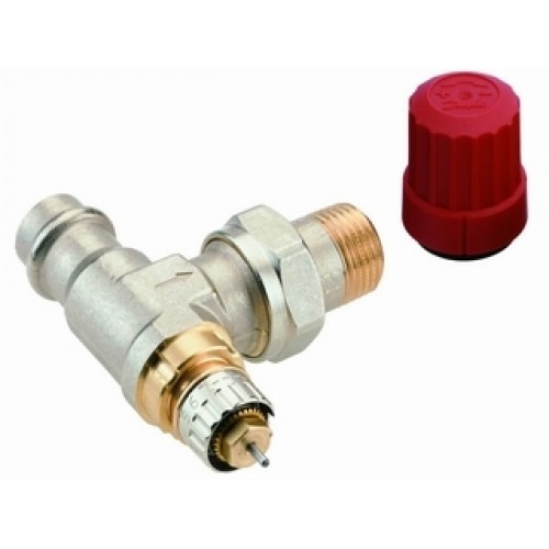Danfoss RA-N15 Pressfit Ventilgehäuse mit Voreinstellung R 1/2 Eck 013G3237