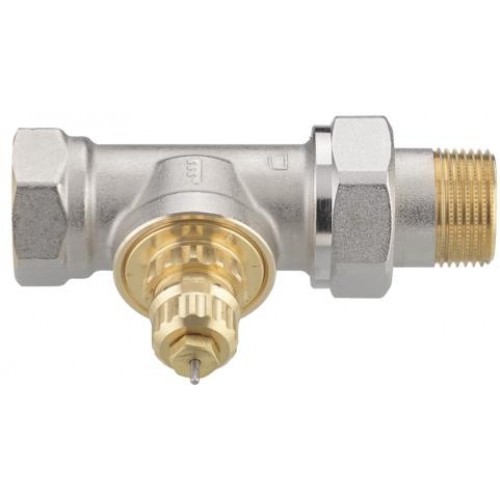 Danfoss RA-G20 Ventilgehäuse , Durchgang, matt vernickelt 3/4" 013G1677