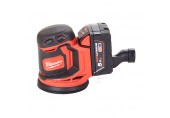 Milwaukee M18 BOS125-502B Akku Exzenterschleifer (18V/2x5,0Ah/125mm) 4933464229