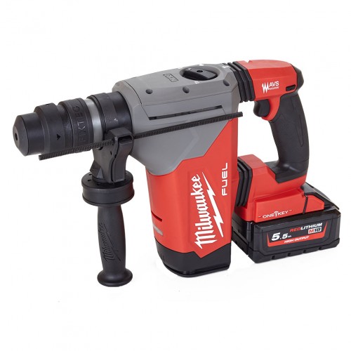 Milwaukee M18 ONEFHPX-552X Akku-kombihammer SDS-Plus (18V/2x5,5Ah) HD Box 4933478496