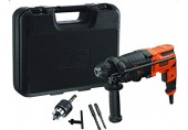 Black & Decker BEHS01 Kombinierter Bohr- und Meißelhammer SDS-Plus (1,4J/650W) Koffer