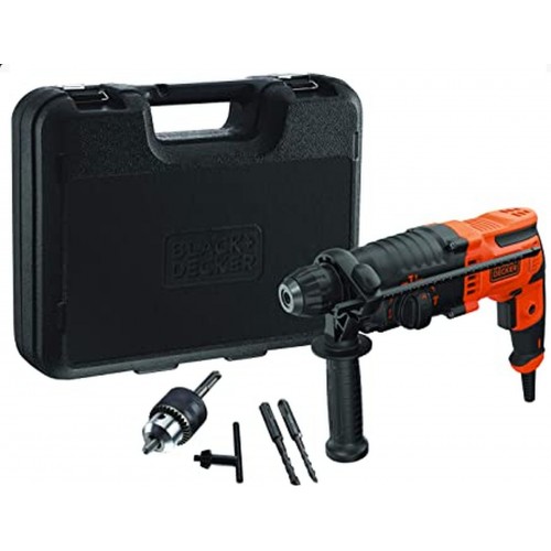 Black & Decker BEHS01 Kombinierter Bohr- und Meißelhammer SDS-Plus (1,4J/650W) Koffer