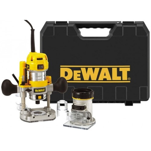 DeWALT D26204K-QS Multifunktionsfräse 2v1 (900W/8mm) Koffer