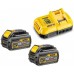 DeWALT DCB118T2-QW Akku Starter 54V Ladegerät DCB118 + 18V 2x6,0Ah